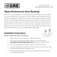 Load image into Gallery viewer, Miata Performance Door Bushing
